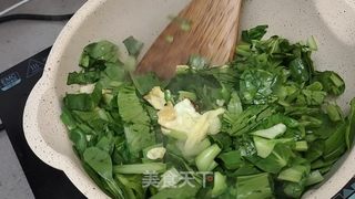好吃不胖炒青菜的做法步骤:9