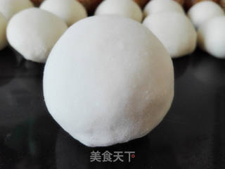 糯米馅花样包子(一次发酵)的做法步骤:5