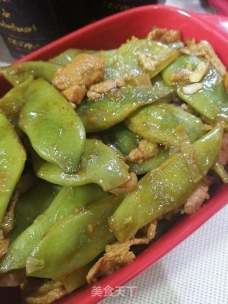 五花肉烧扁豆的做法步骤：9