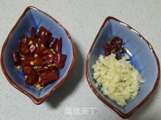 炝炒茼蒿的做法步骤:4