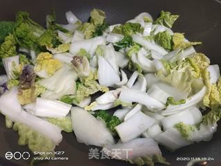 菜梗炒牛肉的做法步骤:6