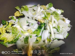 菜梗炒牛肉的做法步骤:7