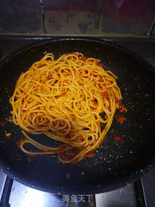 番茄肉酱意面的做法步骤:8