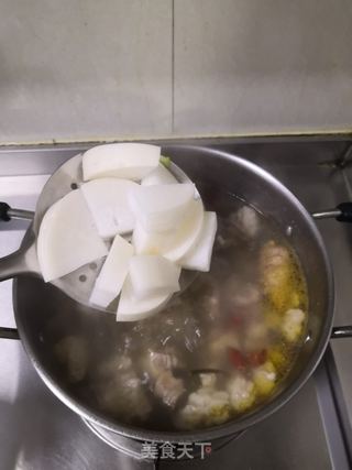 清炖萝卜牛肉的做法步骤:6