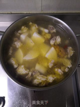 清炖萝卜牛肉的做法步骤:7
