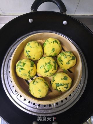 芹菜窝窝头的做法步骤:10