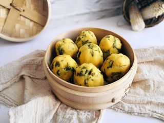 芹菜窝窝头的做法步骤:12
