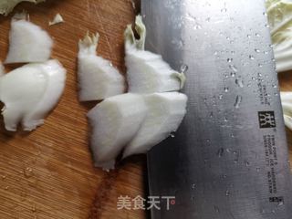 醋溜白菜的做法步骤:2