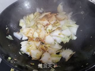 醋溜白菜的做法步骤:6