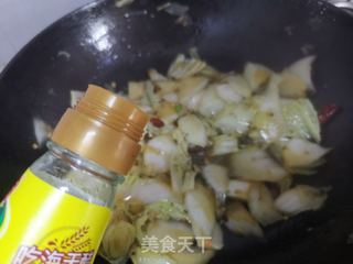 醋溜白菜的做法步骤:7