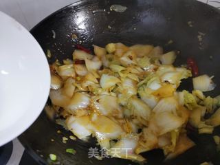 醋溜白菜的做法步骤:8