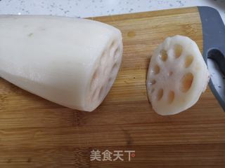 桂花红枣糯米藕的做法步骤:4