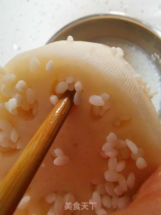 桂花红枣糯米藕的做法步骤:5