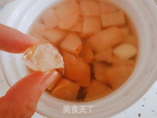 马蹄雪梨甜汤的做法步骤:5
