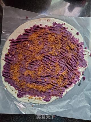 紫薯黑糖酥的做法步骤:5