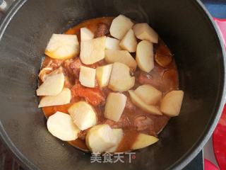 土豆炖排骨+花卷一锅出的做法步骤:13