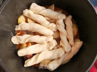 土豆炖排骨+花卷一锅出的做法步骤:14