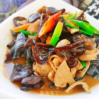 猪肝炒木耳的做法步骤:10