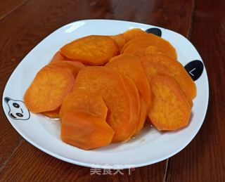 蒸红薯片的做法步骤：5