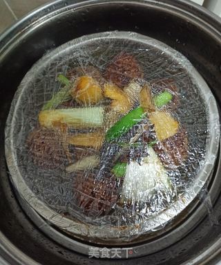 浇汁狮子头的做法步骤:9