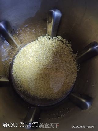 南瓜小米糊的做法步骤：2