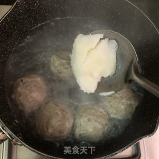 西洋菜牛丸汤的做法步骤：5