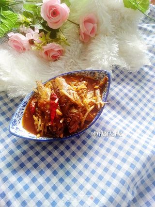 豆瓣酱焖小黄鱼的做法步骤:12