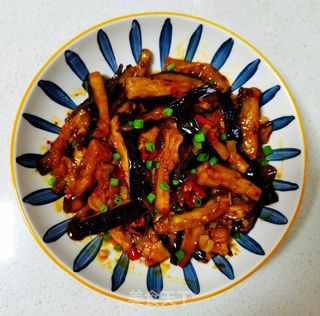鱼香茄子的做法步骤:15