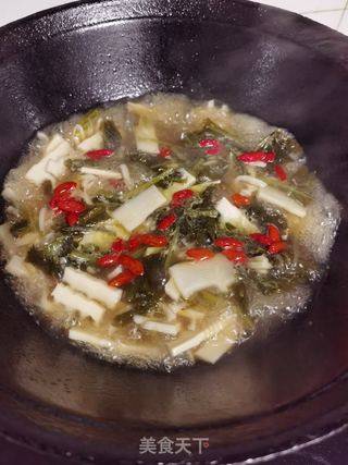 雪菜笋片汤的做法步骤:6