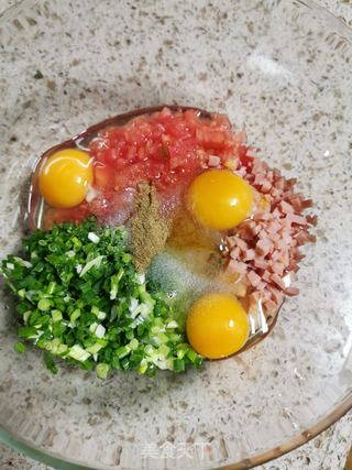 西红柿鸡蛋饼的做法步骤:2