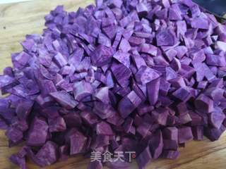 紫薯豆沙包的做法步骤：1