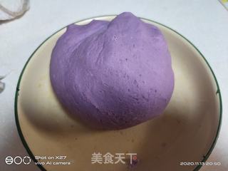 紫薯豆沙包的做法步骤：4
