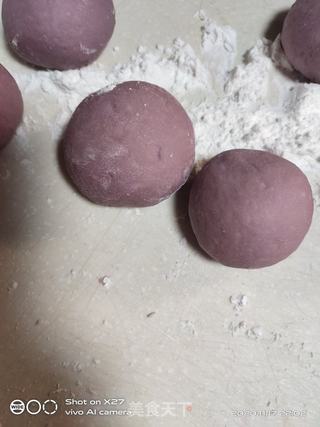 紫薯豆沙包的做法步骤：6