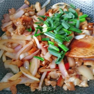 洋葱炒肉的做法步骤：7