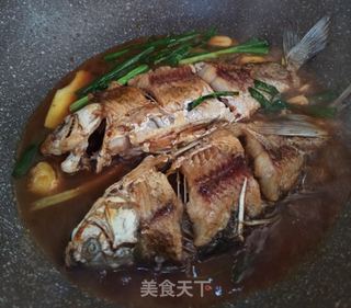 酱烧鲫鱼的做法步骤:7