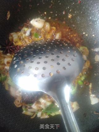 干锅鱿鱼的做法步骤:12