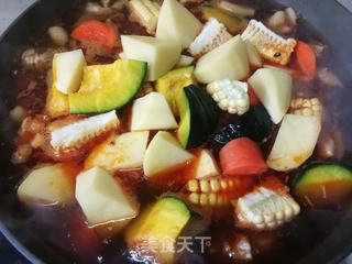 鸡腿一锅炖的做法步骤:16