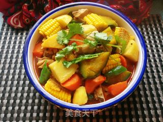 鸡腿一锅炖的做法步骤:24