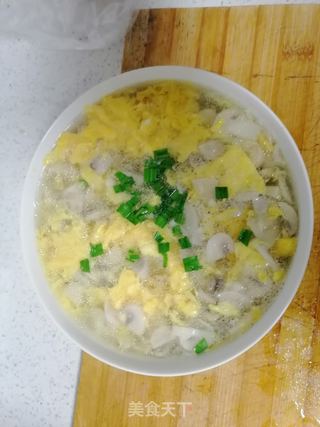 蘑菇蛋花汤的做法步骤：7