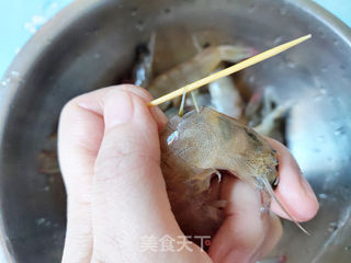 空气炸锅版椒盐虾的做法步骤:3
