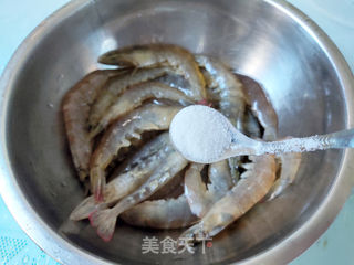 空气炸锅版椒盐虾的做法步骤:6