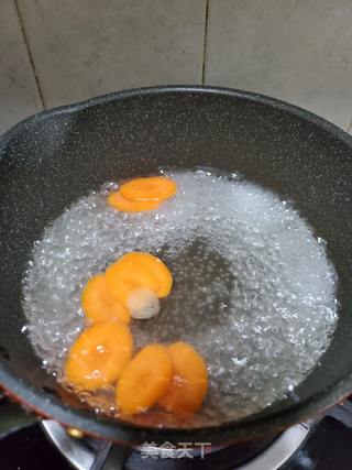 青菜胡萝卜炒年糕的做法步骤:3