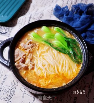 砂锅牛肉番茄米线❤️(一款简单营养的做法)的做法步骤:13