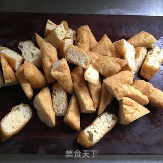 家常油豆腐的做法步骤：1