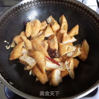 家常油豆腐的做法步骤：5