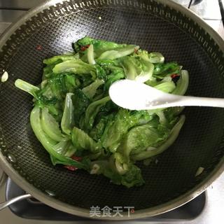 蚝油生菜的做法步骤：3