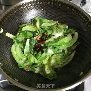 蚝油生菜的做法步骤：4