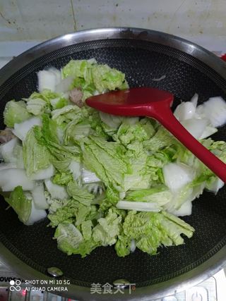 猪肉白菜炖粉条的做法步骤:11