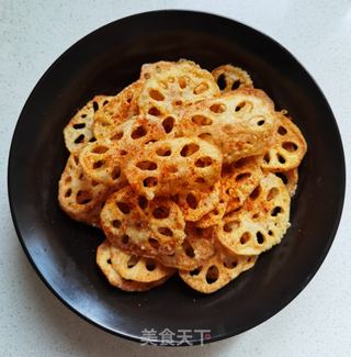 脆炸藕片的做法步骤:10