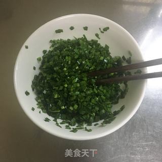 虾皮韭菜饼的做法步骤:9